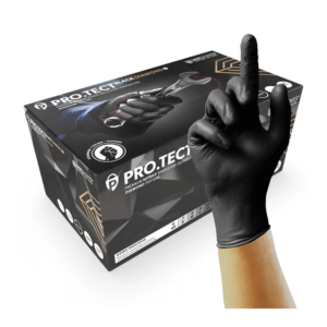 Pro.tect black diamond nitrilhandskar till verkstäder- 100 st/fp