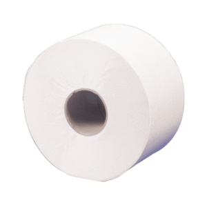 Toalettpapper Jumbo neutral, 2 lager, Mini, 160m x 9cm (Ø19cm) - 12 rullar/kart