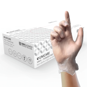 Medicinska vinylhandskar Unigloves - 100 st/fp